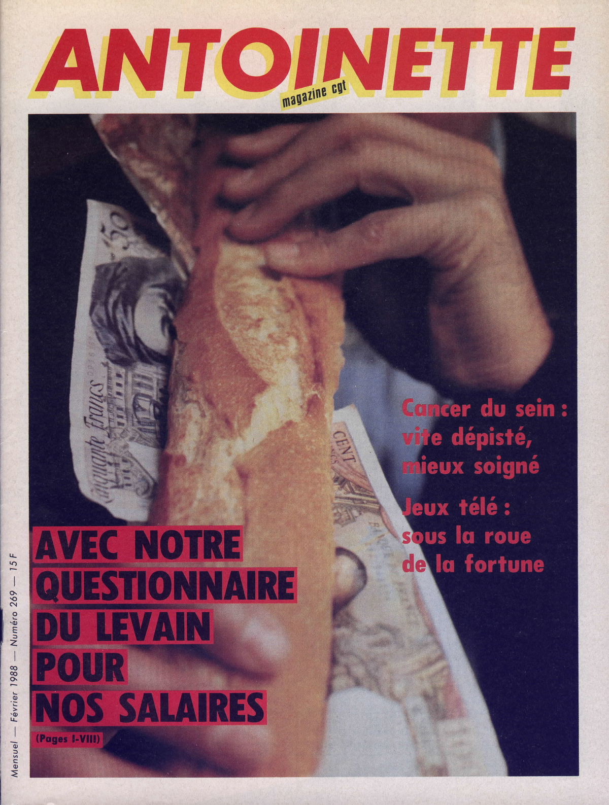 Image de la couverture du magazine Antoinette numéro 269 de février 1988